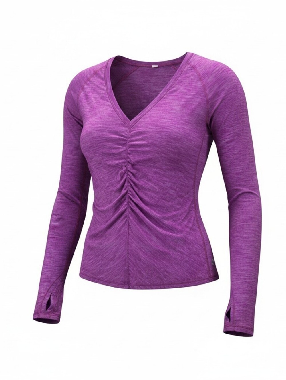 Women’s Lululemon Interval Thumbhole Heathered Long Sleeve Shirt Size M